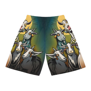 GOATED ZOMBIE Basketball Shorts (AOP)
